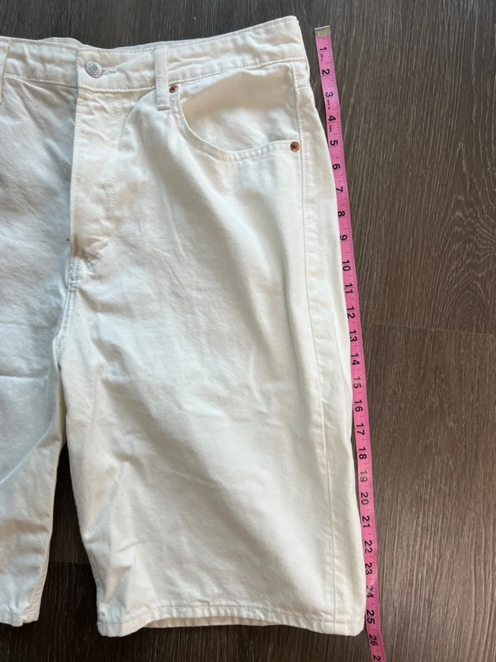 H&M &Denim High Bermuda Denim Shorts